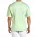 Зелена мъжка тениска с колоритен принт it240621-11 3