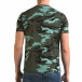 Мъжка тениска светло зелен камуфлаж с принт it090216-65 3