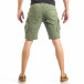Мъжки зелени къси панталони с карго джобове it040518-49 3