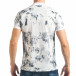 Мъжка бяла тениска със син ефект tsf020218-57 3