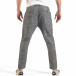Мъжки сиви леки панталони с колан шнур it260318-109 4