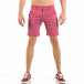 Мъжки розово-червени къси панталони  it260318-140 2