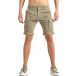 Мъжки зелени къси панталони с джобове на крачолите it140317-140 2