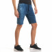 Мъжки сини шорти с ефект на дънки с допълнителни шевове it140317-109 4