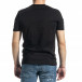 Мъжка черна тениска с принт tr270221-46 3