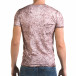 Мъжка розова тениска с избелял ефект il120216-18 3