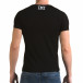 Мъжка черна тениска TMT il120216-64 3
