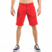 Мъжки червени къси панталони с италиански джобове it260318-138 2