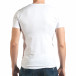 Мъжка тениска в бяло с голям черен кръст отпред il140416-7 3