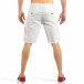 Мъжки бели къси панталони с италиански джобове it260318-136 3