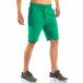 Зелени мъжки шорти за спорт изчистен модел it160616-5 4