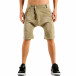 Мъжки бежови къси панталони тип потури ca300315-30 2