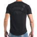 Мъжка черна тениска с щампа Skull tsf290318-38 3
