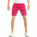 Мъжки червени къси панталони с италиански джобове it040518-62 2