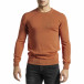Фин памучен мъжки оранжев пуловер tr231220-3 2