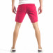 Мъжки червени къси панталони с италиански джобове it040518-62 3