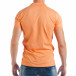 Оранжева мъжка тениска пике с яка tsf250518-38 3