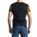 Мъжка тениска Caution в черно и жълто tr010221-11 3