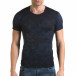 Мъжка синя тениска със звезди il120216-48 2