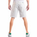 Бели мъжки къси дънки със скъсвания и значки it050618-25 3
