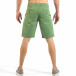 Мъжки зелени къси панталони с италиански джобове it260318-135 3