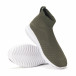 Мъжки маратонки slip-on тип чорап във военно зелено it020618-15 4