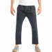 Мъжки свободен панталон в черно с ластик it040518-17 3