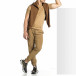 Мъжки шушляков панталон Jogger цвят каки tr150521-29 2