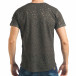 Мъжка сива тениска меланж на дупки tsf020218-52 3