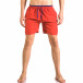 Мъжки червени бански шорти с връзки на кръста ca050416-27 2