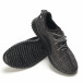 Мъжки черно-сиви маратонки ултра лек летен модел it090616-18 4