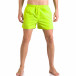 Ярко зелени мъжки бански шорти с удобни джобове ca050416-18 2