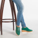 Дамски зелени обувки с двуцветна платформа it240118-58 3