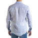 Ленена мъжка риза в светло синьо tr110320-92 4