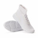 Комбинирани бели мъжки маратонки тип чорап  it020618-18 4