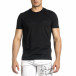 Мъжка черна тениска с гумиран принт tr150521-4 3