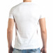 Бяла мъжка тениска с лятна картинка il140416-49 3