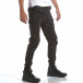 Мъжки черен панталон с карго джобове и връзки на кръста it160817-30 4