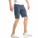 Мъжки сини къси панталони с карго джобове it040518-50 4