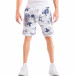 Флорални мъжки шорти в бяло и синьо it050618-35 3