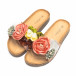 Розови дамски чехли с флорален дизайн it190618-10 3