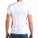 Мъжка бяла тениска с принт череп il120216-19 3