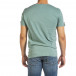 Текстурирана зелена тениска с копчета it240621-3 3