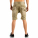 Мъжки бежови къси панталони тип потури ca300315-30 3