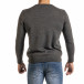 Мъжки фин сив пуловер с връзки it301020-13 3