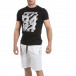 Мъжки комплект Streetwear в черно и бяло it040621-3 2