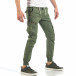 Мъжки зелени карго панталони с цип it260318-100 3