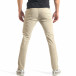 Мъжки панталон в цвят каки с малки детайли по плата it290118-36 3