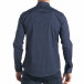 Мъжка синя риза с принт tsf270917-8 3