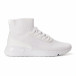 Комбинирани бели мъжки маратонки тип чорап  it020618-18 2